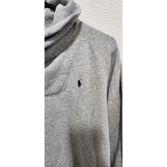 Polo Ralph Lauren Shawl Sweater Pullover Sweater Grey Men’s Size XLarge Preppy - Picture 5 of 8